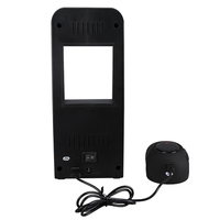 Detector de Rayos UV e Infrarrojos Portátil DC-201B con Pantalla LCD para Verificación de Billetes, Tarjetas de Crédito, Pasaportes y Documentos de Identidad