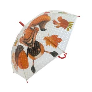 Parapluie droit à motif animal, léger, en fibre de verre, ouverture manuelle, pour la sécurité des enfants, cadeaux d'affaires, POE - Product Image 4