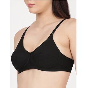 Sujetador Negro Tipo Saree para Mujer, Suave, Elástico, Cómodo y con Soporte para Blusa, Uso Diario, Estilo Étnico Tradicional - Product Image 2