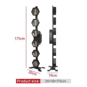 ไฟพื้นหลัง <span class=keywords><strong>TX6S</strong></span> 6 LED พร้อมเอฟเฟกต์แสง ควบคุมด้วย DMX512 มาตรฐาน IP20 สำหรับใช้ในบาร์ ดีเจ และคาราโอเกะ - Product Image 4