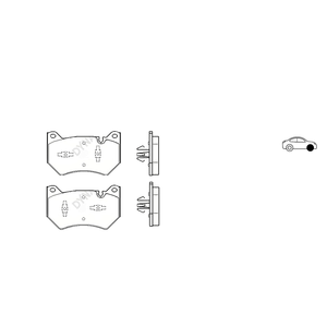 Dynas ผ้าเบรคหน้าชุด PF1230สำหรับ2016 + Q5 Audi (fyb FYG) 338mm-Italy - Product Image 1