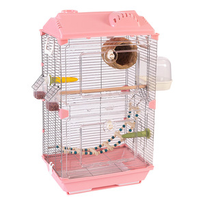 Katı Budskin kafes küçük Villa akrilik süs kafes Xuan Feng şakayık kuş nakış düğmesi çevre dostu plastik kafes - Product Image 1