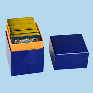 Kustom Logo merah muda biru dicetak kartu bermain kartu <span class=keywords><strong>Tarot</strong></span> dicetak dengan kertas kustom kartu <span class=keywords><strong>Tarot</strong></span> Mesir Afrika Amerika - Product Image 1