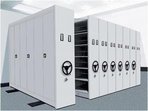 Металлическая стальная подвижная книжная полка для школы и офиса, стеллаж для хранения - Product Image 5