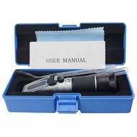 Portable Clinical Refractometer With ATC Pet Dog Cat 1.000-1.060RI and Blood Serum Protein 2-14g/dl