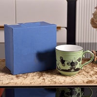 Perlengkapan Minum Kopi Teh Keramik Porselen Bone China Ramah Lingkungan Bergaya Eropa Kasual Rustic Mewah Vintage Bunga Dekoratif untuk Sore Hari