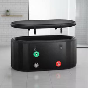 Bañera de Hidromasaje Portátil Ovalada, Económica, Negra, Redonda, Profesional, para Interiores, Inflable, para Recuperación, en Venta - Product Image 1