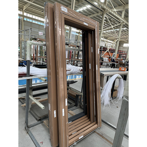 Panneau de porte de hall d'ascenseur pour ascenseur de passagers, panneaux de porte en acier inoxydable 304 <span class=keywords><strong>avec</strong></span> finition <span class=keywords><strong>miroir</strong></span> gravé et cadre de porte - Product Image 6