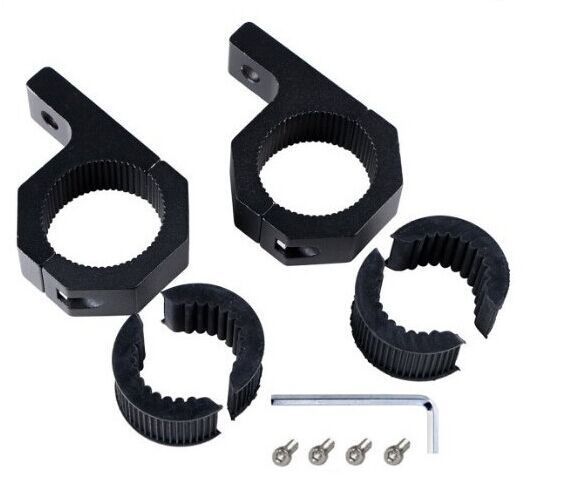 ETOPARS Lot De 2 Supports Universels 35-50mm Pour Barre Lumière LED – Pince Robuste Sans Perçage Pour Voiture, Camion, 4x4