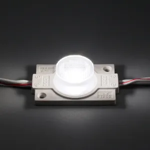 Nouveau produit 2Watts 12V DC LED module Injection avec vue latérale à lentille unique lumière pour miroir lumière vitrine boîte à lumière