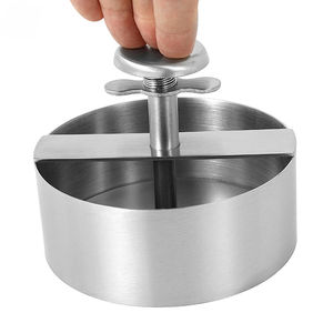 Tabla de Prensado Circular de Acero Inoxidable 304 para Hamburguesas y Pasteles - Product Image 4