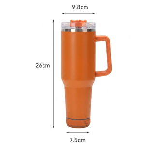 Custom 40 oz dubbelwandige vacuüm geïsoleerde roestvrijstalen draagbare <span class=keywords><strong>bluetooth</strong></span> <span class=keywords><strong>speaker</strong></span> beker voor autorijden met rietje - Product Image 2