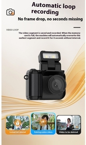 Máy ảnh kỹ thuật số bỏ túi <span class=keywords><strong>1080P</strong></span> 180mAh HD Ống kính góc rộng 160 độ có dây đeo tay để quay video du lịch <span class=keywords><strong>Camera</strong></span> hành động - Product Image 2