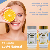 Capsules de glutathion OEM/ODM, pilules éclaircissantes, élimination des taches noires, capsules blanchissantes, compléments alimentaires pour la peau, pour un éclat et un blanchiment de la peau