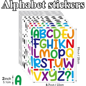 Pegatinas de Alfabeto Personalizadas con Lámina Dorada, Sellos de Letras Metálicas con su Tipo de Letra para Sellado de Sobres de Invitaciones de Boda - Product Image 2