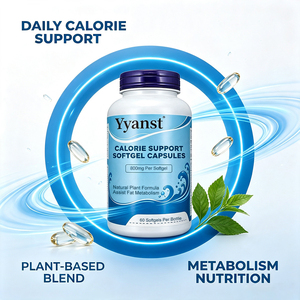 Cápsulas de Gel Suave con Soporte Calórico 800mg 60 Unidades Fórmula Vegetal Natural que Ayuda al Bienestar Metabólico para Suplemento Dietético Diario para Adultos - Product Image 6