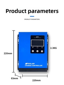 Bán buôn OEM năng lượng mặt trời điều khiển 30/40A 12/24/48V tự động MPPT sạc <span class=keywords><strong>LCD</strong></span> hiển thị 150V Max PV điện áp - Product Image 2