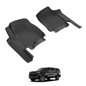 5d TXR venta al por mayor accesorios de <span class=keywords><strong>Interior</strong></span> de coche OEM TPE materia prima AUTO Color negro alfombrillas para Chevrolet Suburban LWB <span class=keywords><strong>2021</strong></span>- - Product Image 4