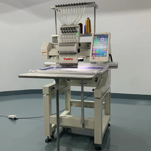 เครื่องปักผ้าหัวเดียว 12 เข็ม 1200 รอบต่อนาที แบบ PTP สำหรับอุตสาหกรรมค้าปลีกเสื้อผ้า พร้อมลูกปืนแกนกลาง - Product Image 5