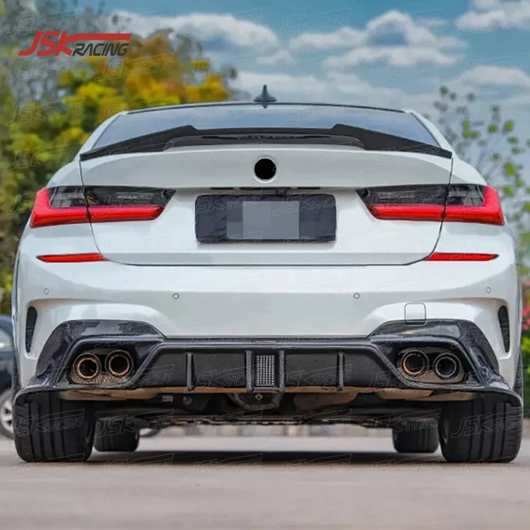 Diffusore posteriore in fibra di carbonio per BMW serie 3 2019-2020 G20 G21 M SPORT