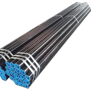 Black Pipe Sch40 API 5L Gr. B Carbon Steel Seamless Pipe with Be