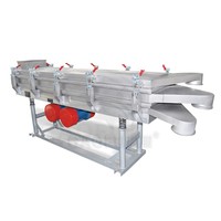 Industrielles Lineares Vibrationssieb Hochleistungs-Lineares Vibrationssieb Staubfreie Siebmaschine für Tierfutter Lebensmittelsiebung