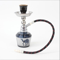 Arabe Super Mini Narguilé Ensemble Unique 16.9Cm Portable Simple Pakistan Shisha Voyage En Plein Air Voiture Plage Camping Jardin Fumer Shisha