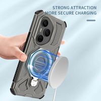 Coque de téléphone robuste et tendance pour Honor 200-400/X60 Series - Haute qualité, anti-chute, antichoc, avec béquille en métal
