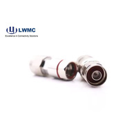 Precio de fábrica Materia prima de alta calidad Super Flexible 1/2 pulgadas Cable RF R Macho Conector de abrazadera recta