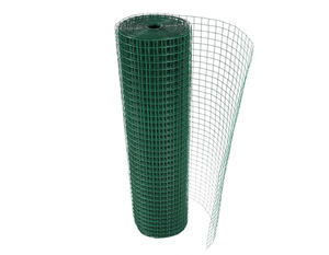 Malla de Alambre Soldada Recubierta de PVC de 1/4'' Directo de Fábrica, Cuadrada, Verde, Resistente a la Corrosión, para Jaulas de Pájaros/Conejos/Perros Pequeños - Product Image 2