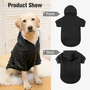Fall Classic Plaid Polyester Dog Hoodie with Leash Hole-Personalized for Small to XXL Sizes - Product Image 5