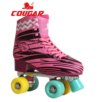 Bigougar — rollers à talons hauts pour femme, chaussures à Double roulettes, semelles en Pu