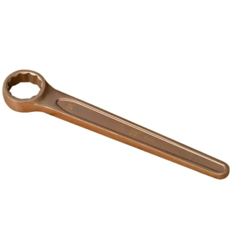 Precio bajo, fabricación en China, herramientas antichispas, cobre de berilio, 17mm, llave de caja de llave de un solo anillo