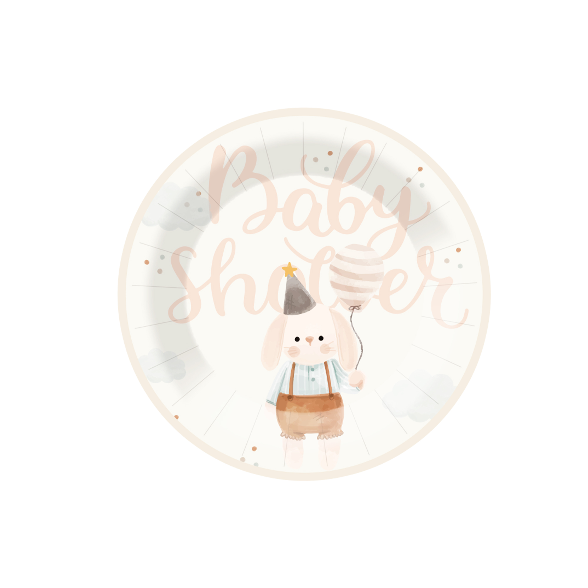 7 inch paper plate*8 pcs