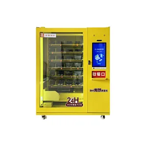 Outdoor Business Self-service Fast Food Making Machine Hot Lunch Box Kiosk Fully Automatic Fast Food Lunch Box Vending Machines