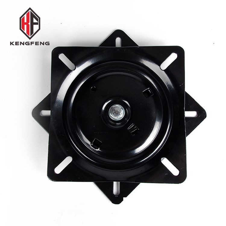 Сверхмощный и квадратным каблуком на плоской подошве шариковый подшипник поворот стул поворотная пластина 7 дюймовое металлическое перемещение поворотный барный стул поворотная пластина