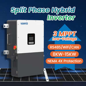 Estándar SA 8kVA 10kW Híbrido Bifásico 12kW 15kW 120V/240V 51.2V/48V MPPT 6 Paralelizable para Uso Residencial HL8K-15K-P2SA - Product Image 3