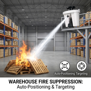Monitor de Agua y Humo con Imagen Térmica CE de 10L IP66, Supresión Automática de Incendios para Reciclaje de Residuos Electrónicos - Product Image 5