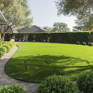 Gazon synthétique vert avec support en PU, gazon artificiel réaliste et doux, <span class=keywords><strong>tapis</strong></span> pour mariage, aménagement paysager, jardin - Product Image 4