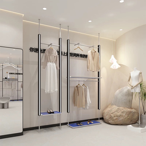 Armoire OUGOO moderne en aluminium, gain de place, avec portes coulissantes et design autoportant pour petites pièces - Product Image 1