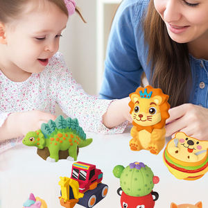 DIY子供DIY 3Dしっくい動物型ペイントセット就学前活動用おもちゃ子供用ギフト - Product Image 6