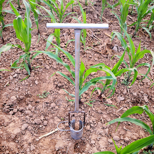 การเกษตรมือดิน <span class=keywords><strong>digger</strong></span> transplanter/คู่มือข้าวโพดกำจัดดิน Hole transplanter Punch ขยับเครื่องมือต้นกล้า - Product Image 4