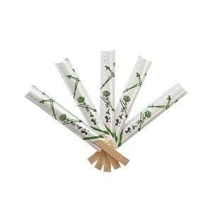 Japanese Style Custom Wholesale Natural Bamboo <strong>Chopsticks</strong> <strong>Twins</strong> <strong>Disposable</strong> <strong>Chopsticks</strong> Bulk Sushi Stick With Sleeve Package - Product Image 5