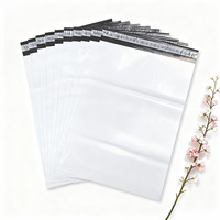25cm Largeur Long Blanc Mailing Emballage Sacs En Plastique Poly Mailers Enveloppe D'expédition Sac En Plastique pour Vêtements Chaussettes et Chaussures
