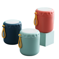 Thermos en acier inoxydable, boîte à soupe, boîte à lunch, boîte bento avec couvercle de conservation, réutilisable, portable, passe au micro-ondes, pour enfants