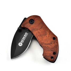 มีดพับอเนกประสงค์ BK DA33 สแตนเลส ด้ามไม้ ปรับแต่งได้ตามต้องการ OEM สำหรับพกพา ตั้งแคมป์ กิจกรรมกลางแจ้ง และเอาตัวรอด - Product Image 2