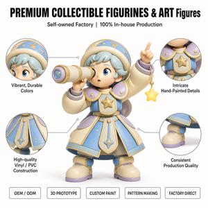 Figurine de princesse personnalisée avec plumes, jouet en vinyle, OEM ODM, figurine d'action de collection, produit d'usine de collection - Product Image 1