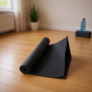 Tapete de Yoga de PVC Negro 173*61*0.4cm, Tapete de Ejercicio Resistente para Fitness y Entrenamiento - Product Image 3