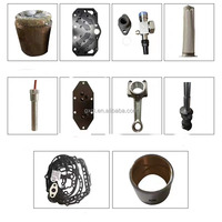 Nouvel ensemble complet de pièces pour compresseur semi-hermétique à piston : bielles, plaques de soupape, joints et accessoires 3-50 CV