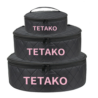 Étui de transport pour tête d'extension de cheveux, étui de rangement personnalisée pour perruques de voyage, anti-poussière, grande taille